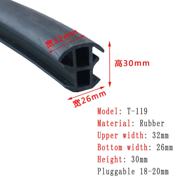 1M taśma uszczelniająca silikonowa guma EPDM T do wspornika fotowoltaicznego metalowa pokrywa rowu kablowego monokrystaliczna szyba słoneczna