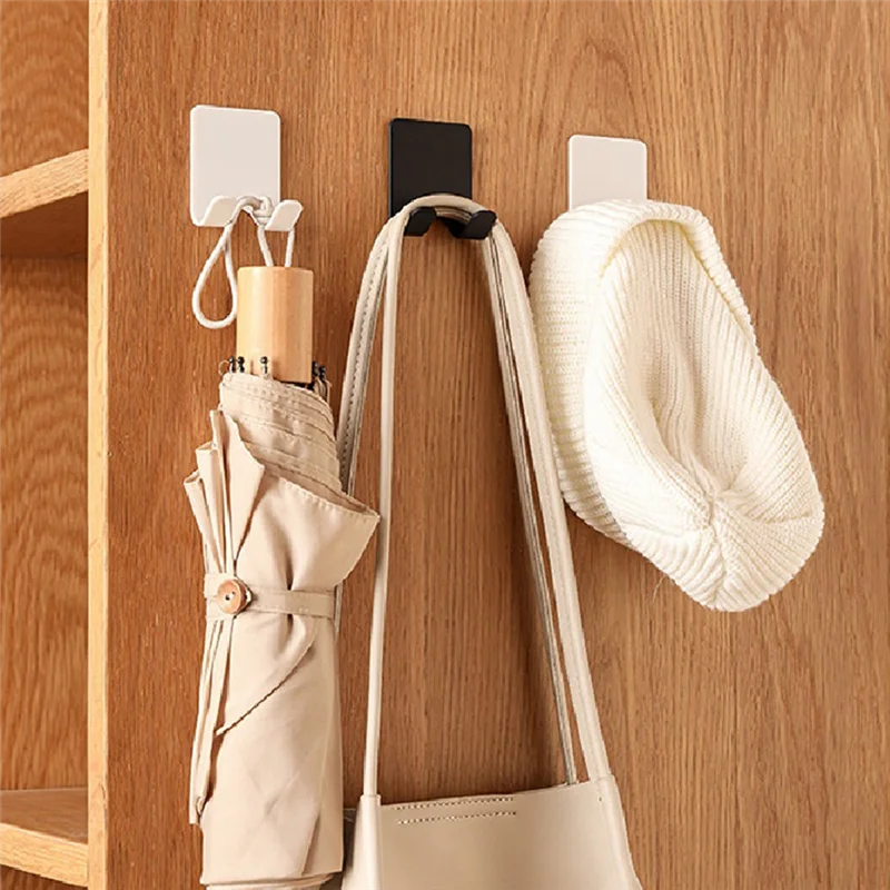 

B47B-Настенный крючок для ванной комнаты, крючок для вешалки, неперфорированный крючок для приема бритвы, держатель для бритвы