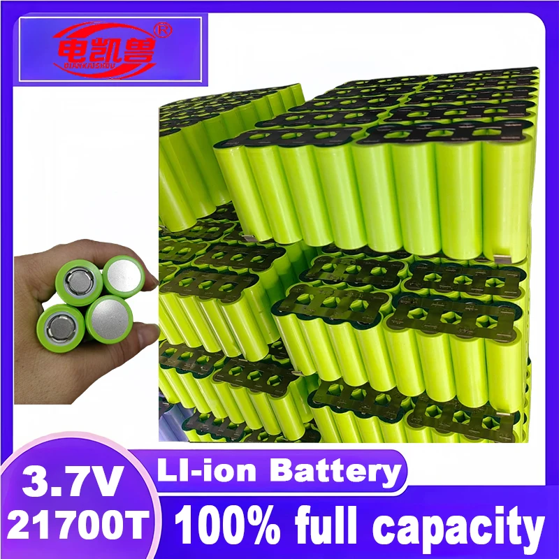 New 100 Pieces New 21700 Battery Rechargeable Battery 3.7 V 5000mAh 40a Li-ion High Discharge Batteries For Power Tools