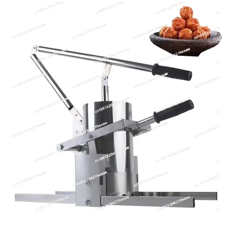 Suitable for Stainless Steel Vegetable Processing Kitchen Tool for Business Use Commercial 13CM Manual Meatball Machine