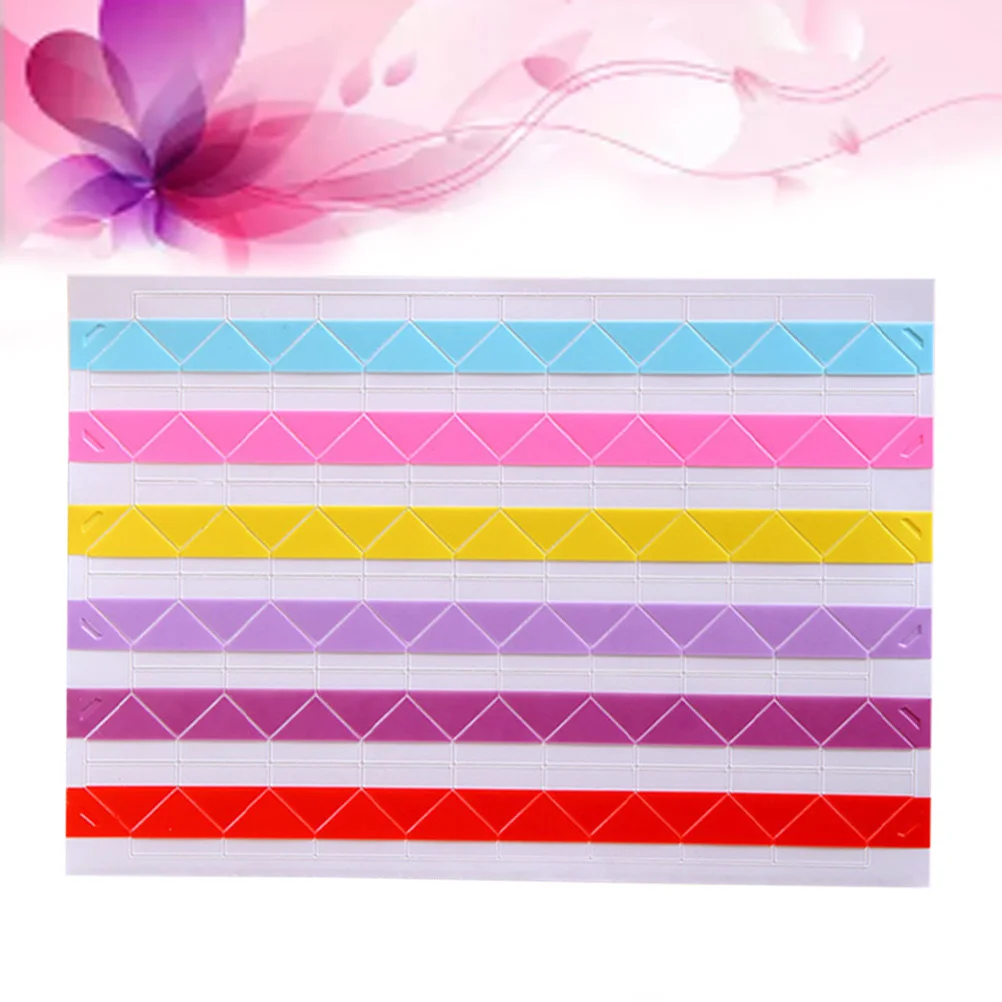 10장 사진 코너 스티커 세트 102개 시트 무지개 색상 DIY 앨범 장식 보호 스크랩북 공예 액세서리
