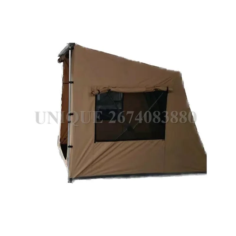 

Car Side Awning Tent with Mesh Canopy, Rear Extension, Self-Driving, Outdoor Suv