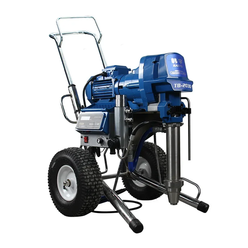 

220V6.5KW 12L/Min Plunger Type High Pressure Airless Sprayer Putty Powder Professional Spraying Electric Spray Gun Paint Sprayer