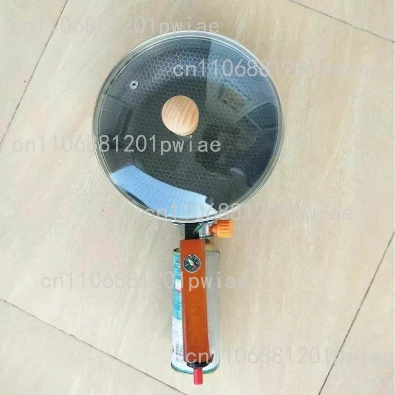 316 Stainless Steel Honeycomb Non Stick Pot Special for Camping Portable Cooking Pan