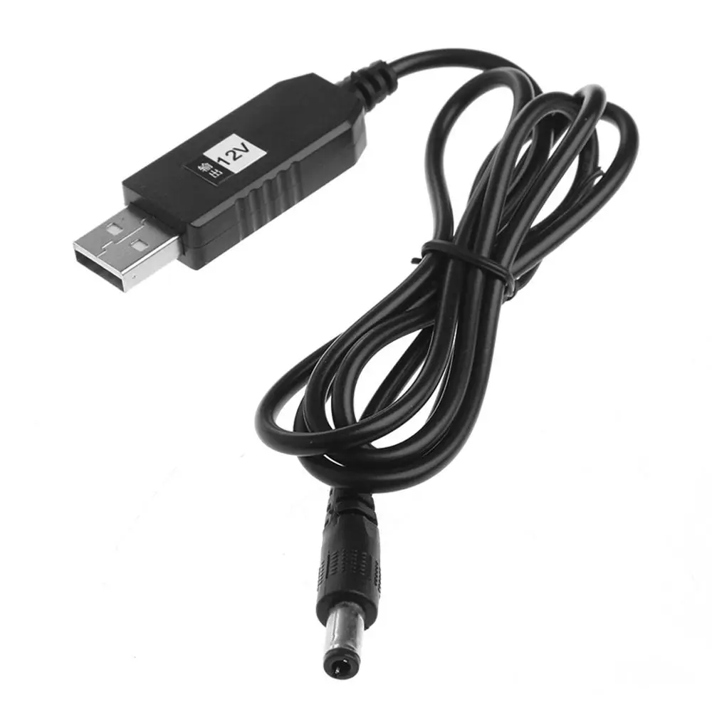 

Electronics Devices DC 5V to 12V DC Power Cable USB To DC USB Port Boost Line Step-up Cord USB Extension Cable Boost Converter