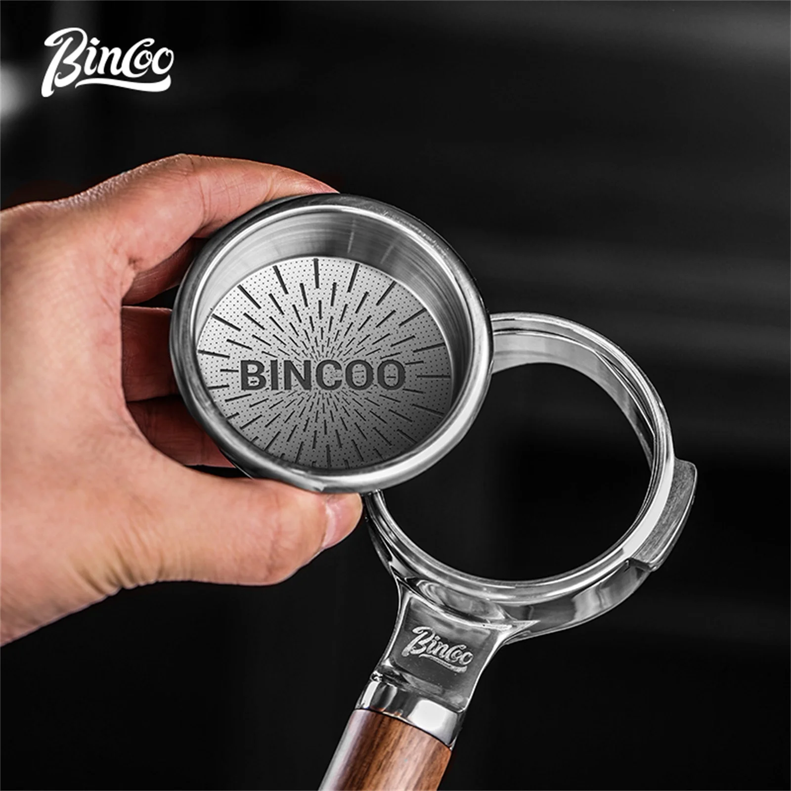 Bincoo Precision Coffee Basket, Infinity Explosion Type, Fits 51-58.5mm, Professional Espresso Extraction