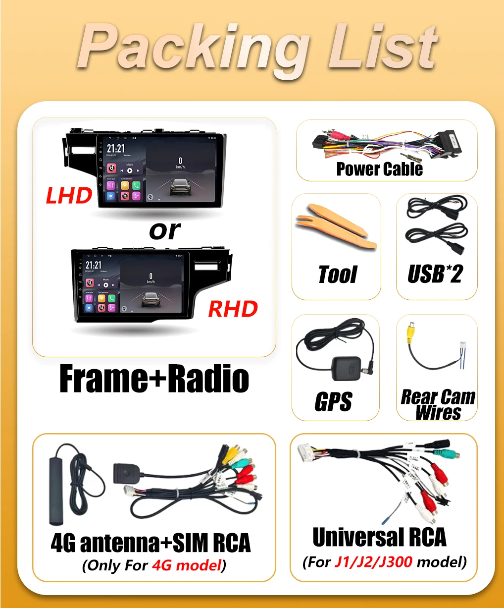 Android 16 Car Radio For Honda Jazz 3 Fit GP GK 2013 - 2020  Multimedia Player Autoradio BT Carplay Auto GPS Stereo DSP Screen view 6