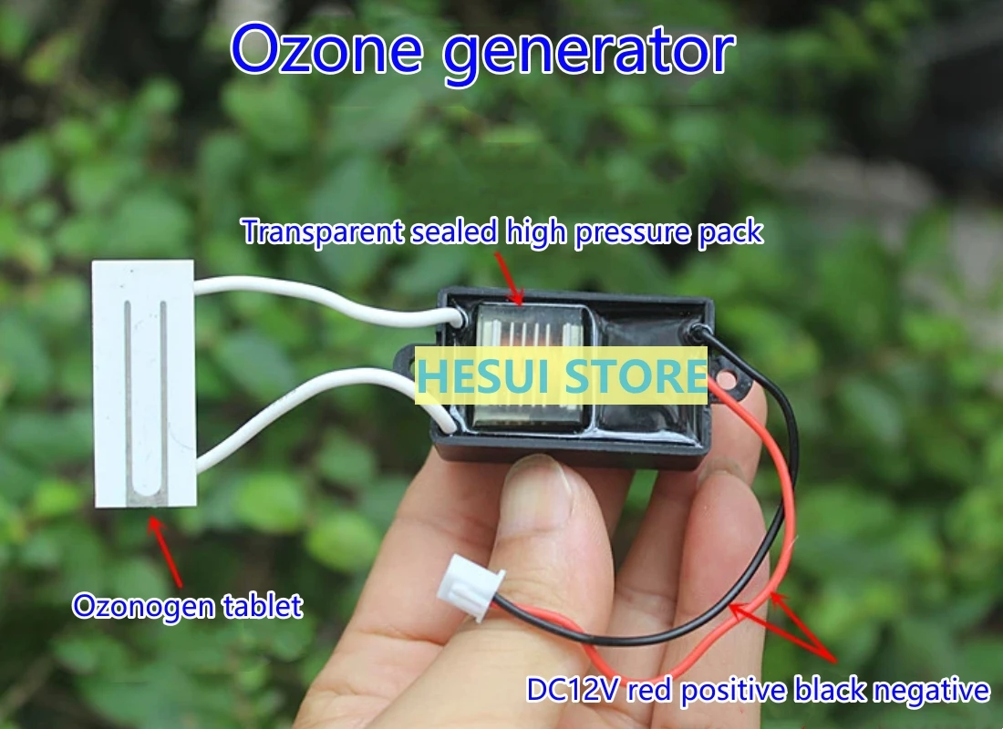 Ozone generator 12V 5W Air purification disinfection ozone module Board KIT accessories