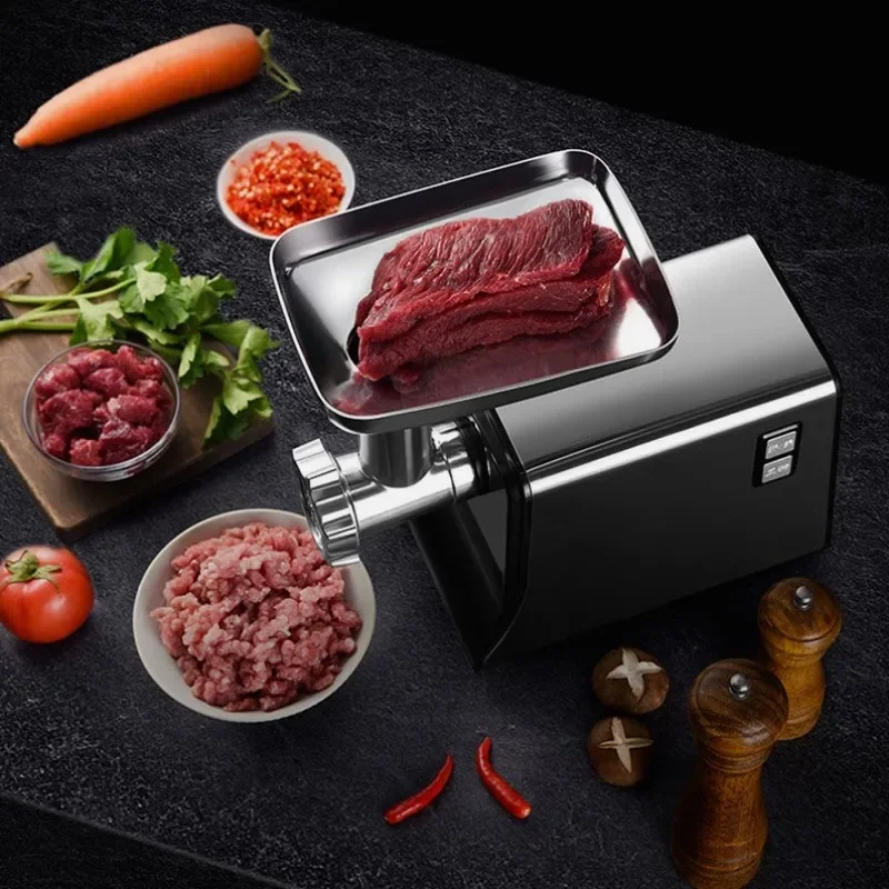 Electric Multifunctional Meat Grinder Household Stainless Steel Automatic Grinding Meat Stuffing Machine Enema Sausage Machine