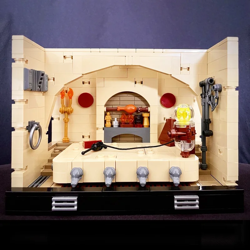534pcs MOC Jabba S Palace Throne Room Star Battle Model Building Blocks Decor Tabletop Ornament Collection Desk Gift For Adults