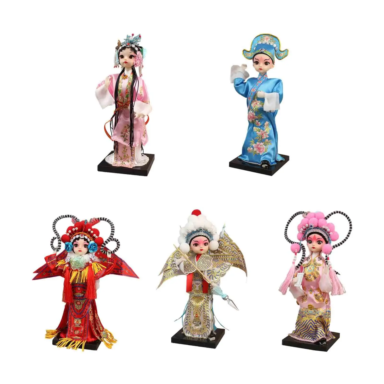 Chinese Doll Statue, Peking Opera Sculpture, Mother's Day Gift, Crafts, Table