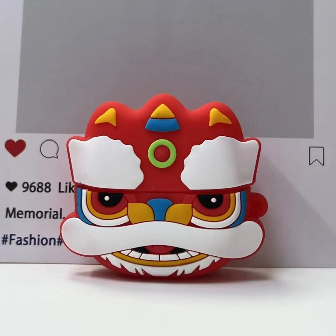 3D Leuke Cartoon Silicone Soft Case Cover Voor Redmi Buds6 Lite Echte Draadloze Bluetooth Oortelefoon Beschermhoes Shark Shiba Inu