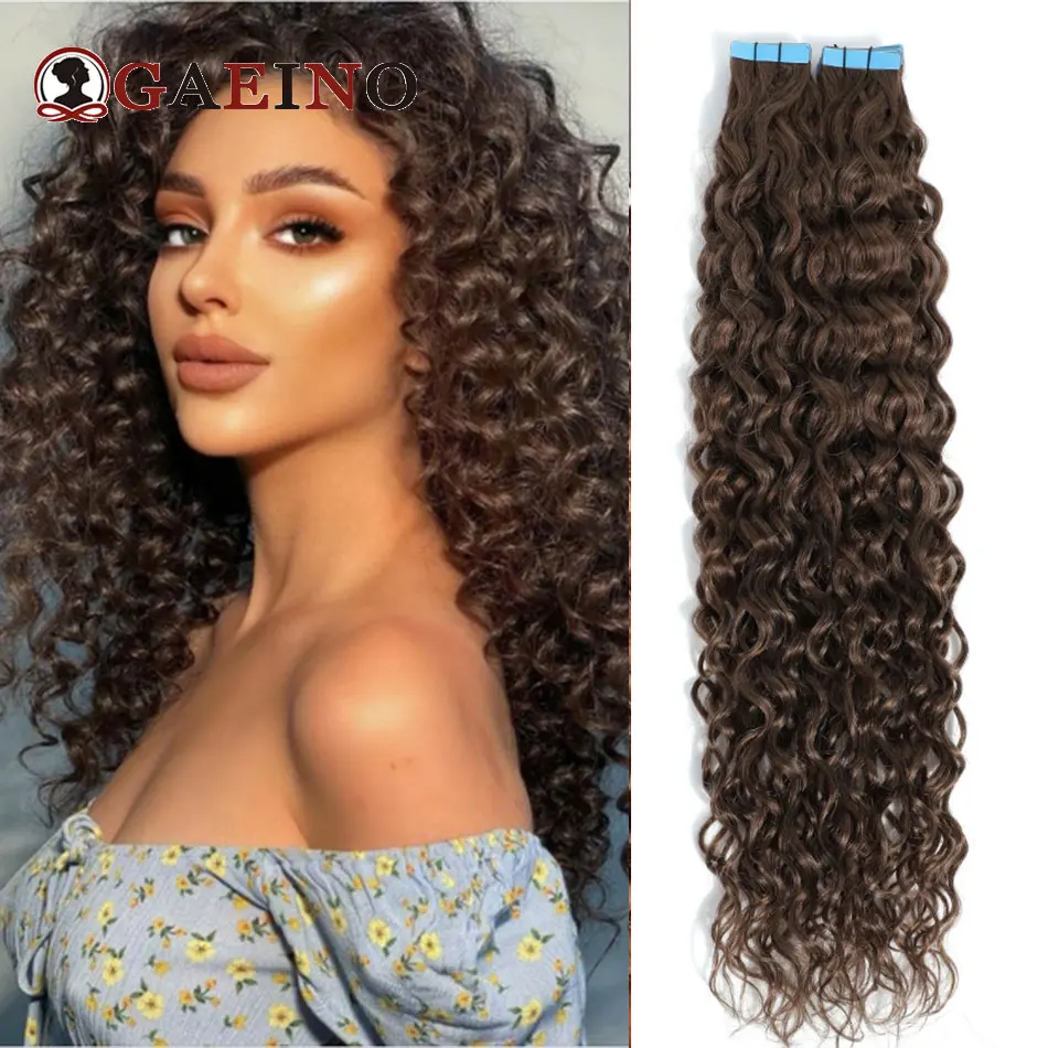 

20 шт./упаковка, натуральные волосы для наращивания, 12-24 дюйма