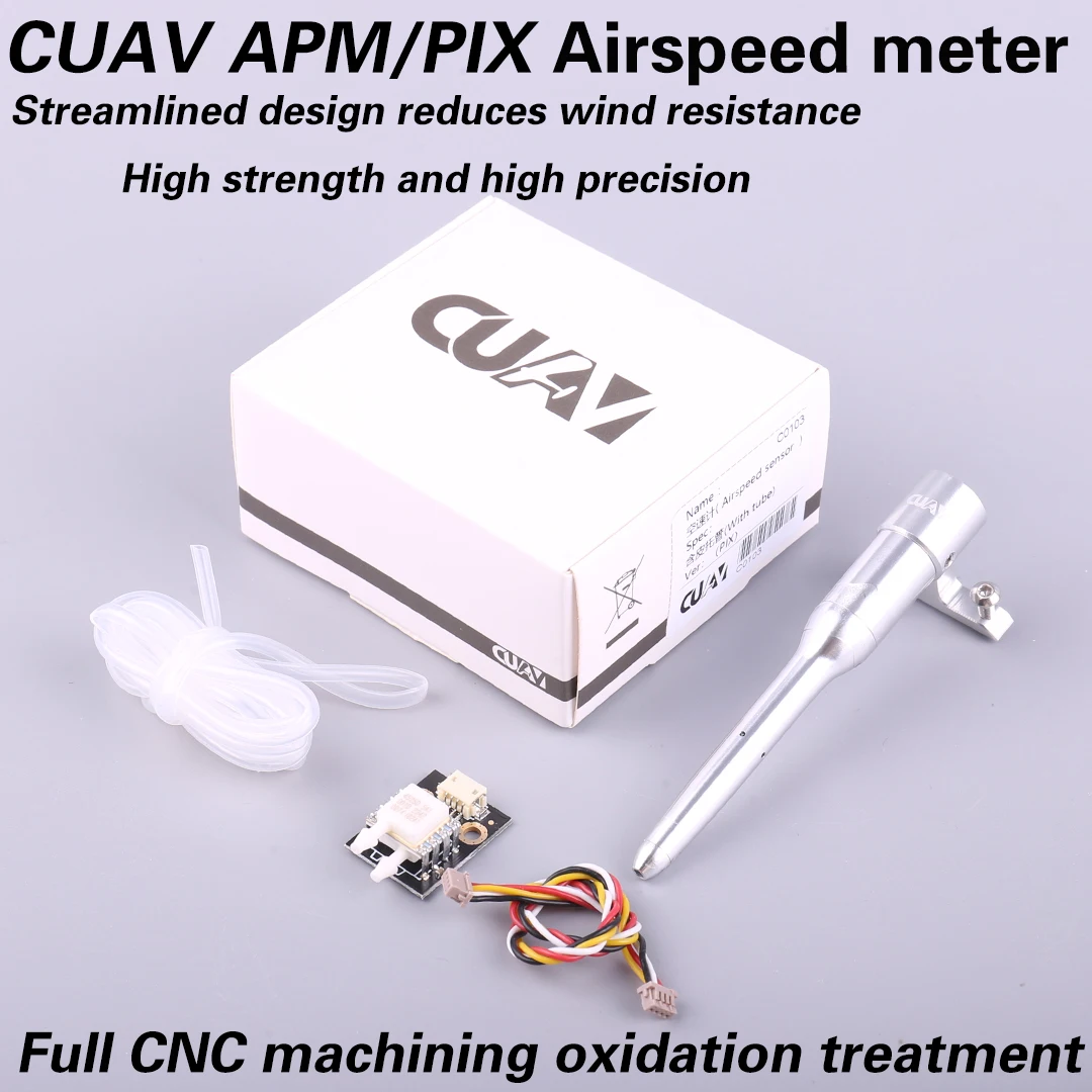 CUAV HOT Pitot Tube Airspeed meter airspeed sensor kit Differential for Pixhawk APM PX4 Flight Controller RC Model Airplane