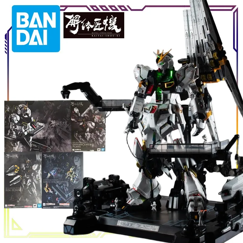 

BANDAI OriginalMetal Structure Disassembling Machine Series RX-93 V Up To Anime Action Figure Model Toys Ornaments Gifts Fo Boys