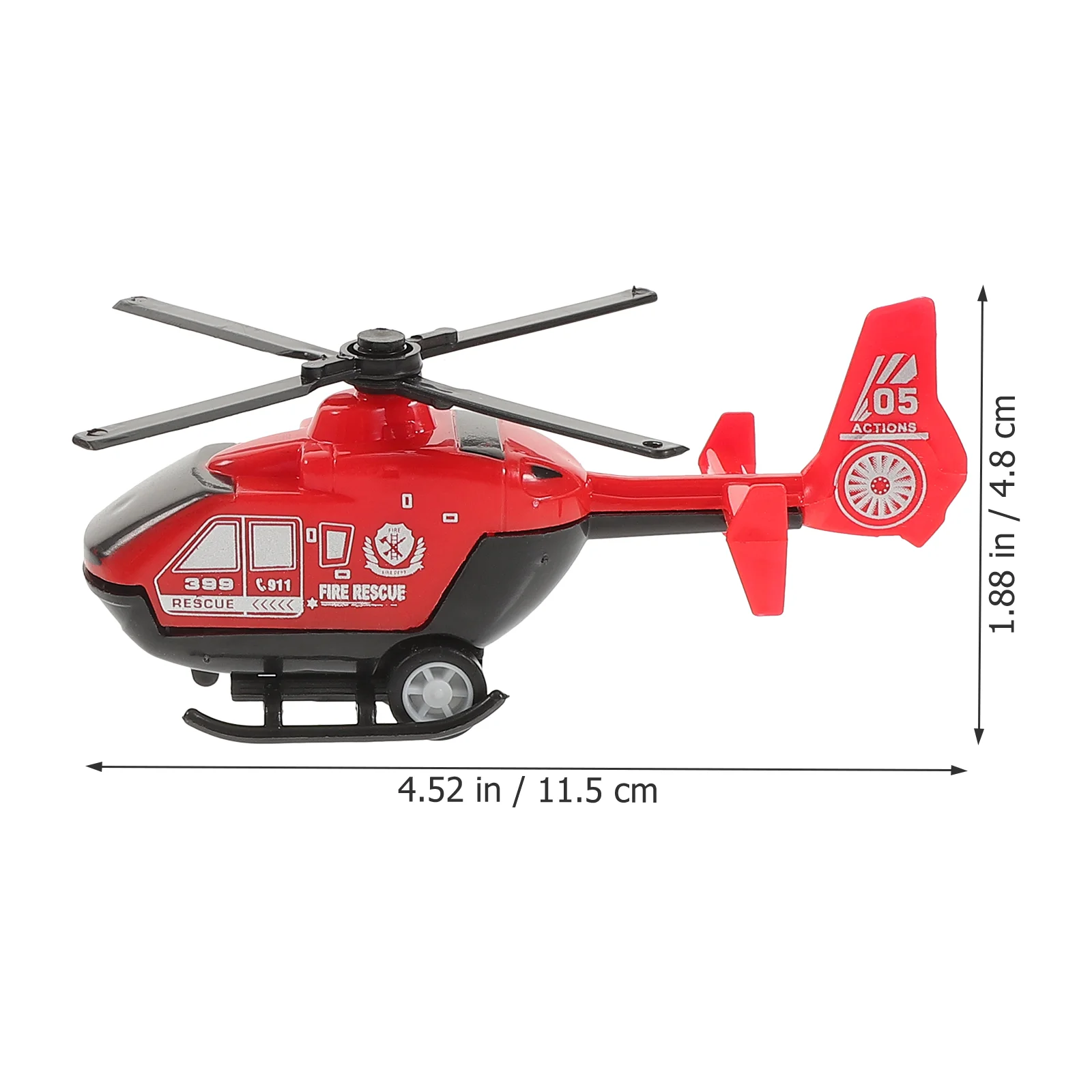 6pcs Mini Helicopter Toy Plastic Kids Toys Simulation Aircraft Models Realistic Sturdy Propellers Stress