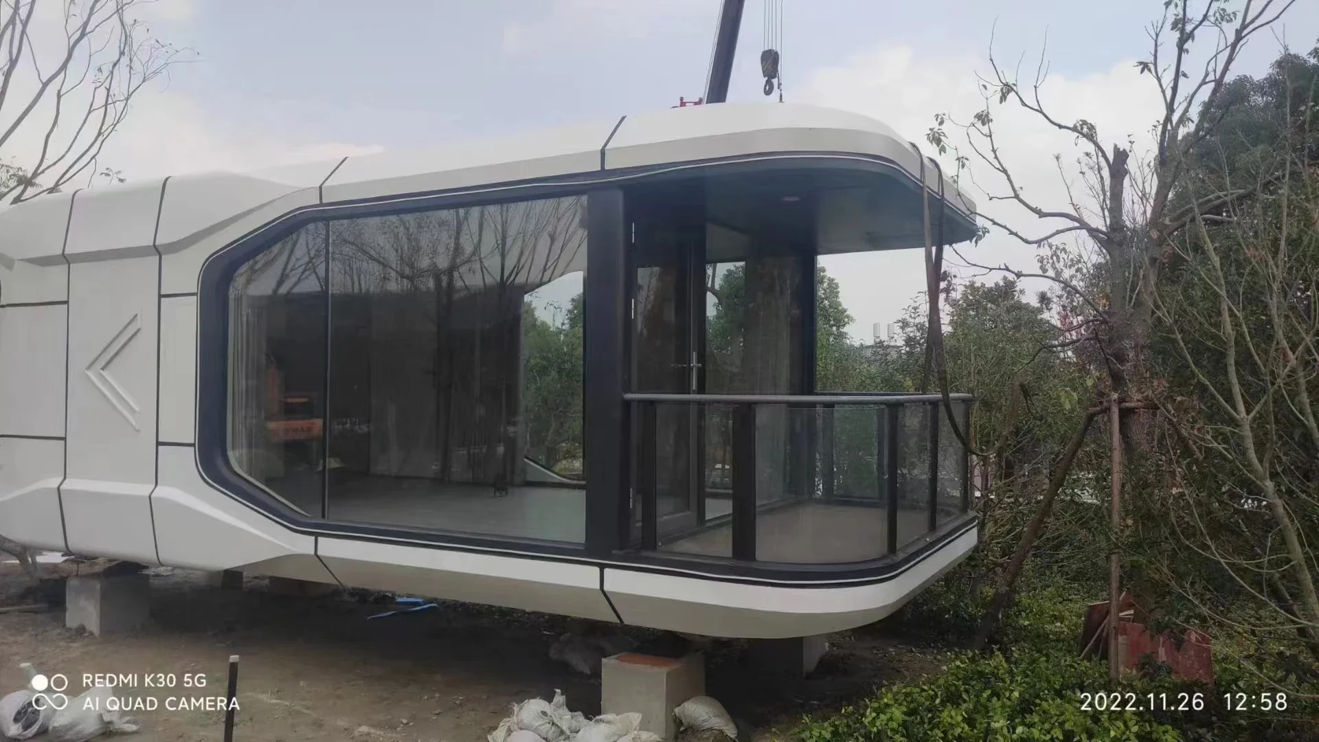 China Prefab Modern Outdoor Mobile House Luxury Resort Campe Vessel Prefab House space home