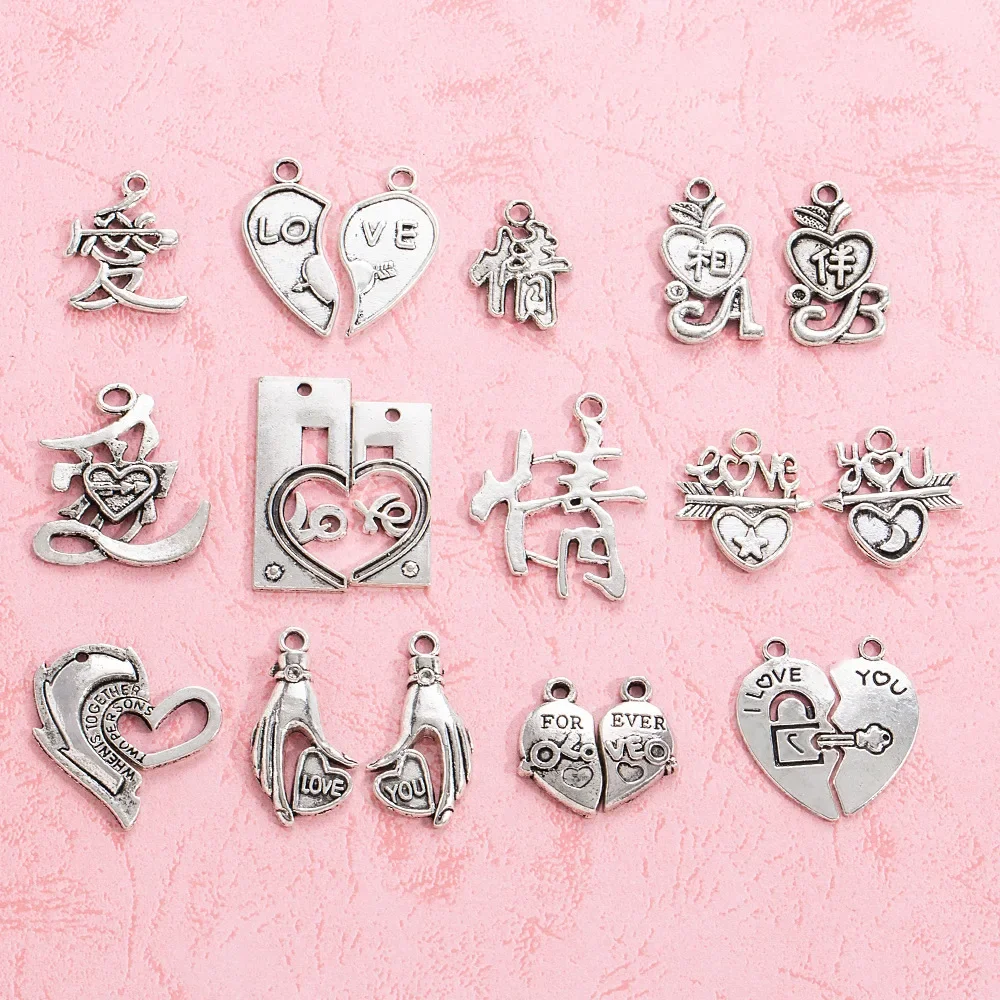 

Fashion clothing accessories, pendants, jewelry accessories, alloy DIY accessories, and styles for couples