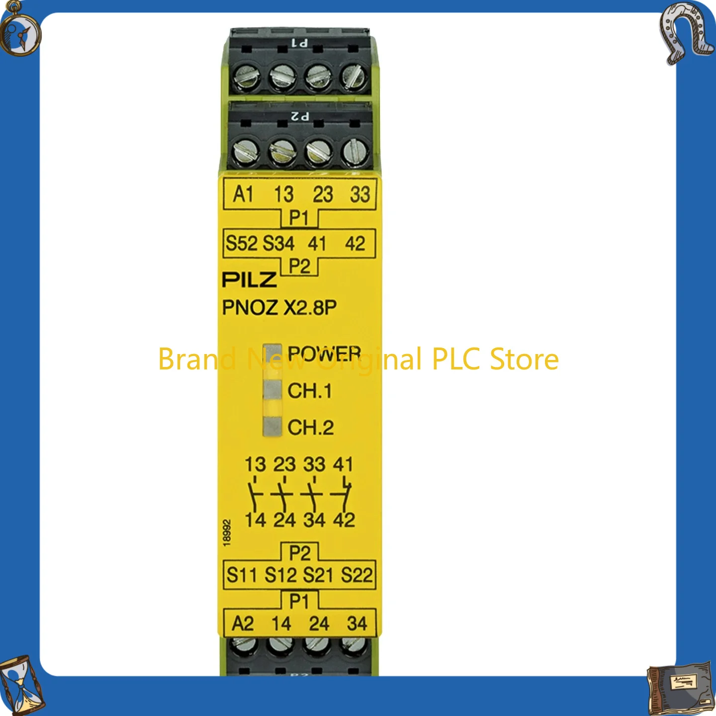 Safety relay PNOZ X2.8P 777301 PNOZ X2.8P 777302 PNOZ X2.8P 787301