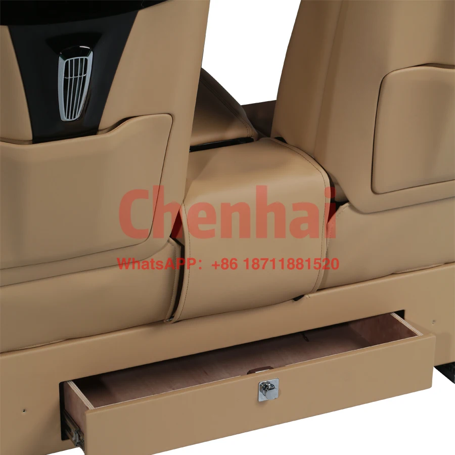 مقاعد السيارات الفاخرة KIMSSY المخصصة للمقعد الخلفي لسيارات الدفع الرباعي MPV RV Van متنقل مع درج خلفي الأكثر مبيعًا