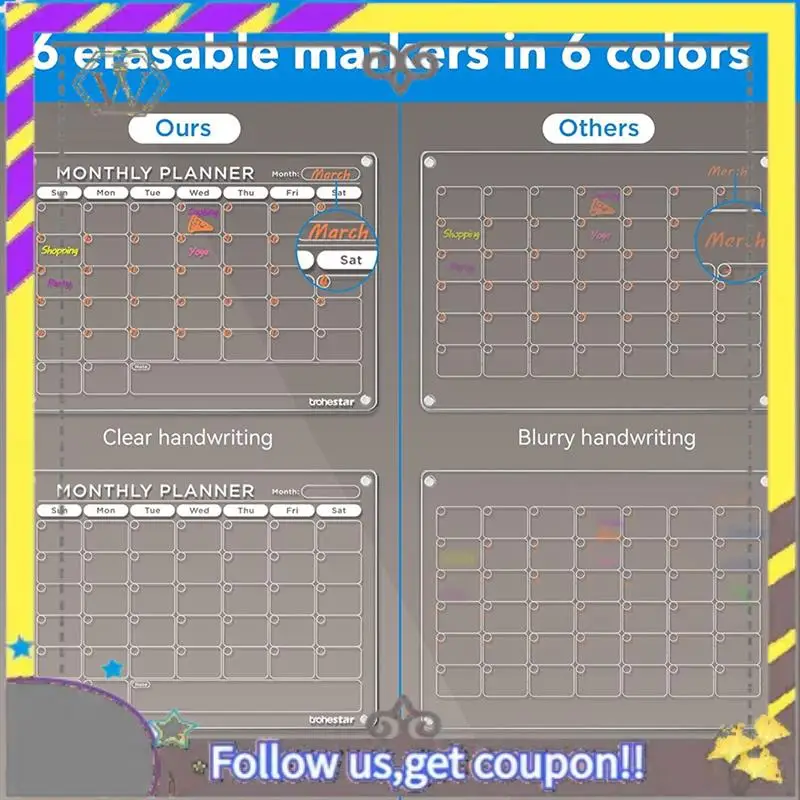 nuovo-calendario-magnetico-acrilico-da-1-set-per-lavagne-di-pianificazione-magnetica-del-frigorifero-set-penna-asciugamano