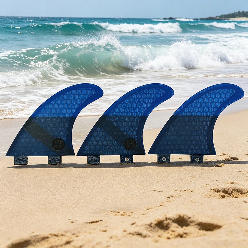 upsurf-ハニカムグラスファイバーサーフボードフィン-ダブルタブ-プロフェッショナルサーフィンフィン交換部品-4色あり