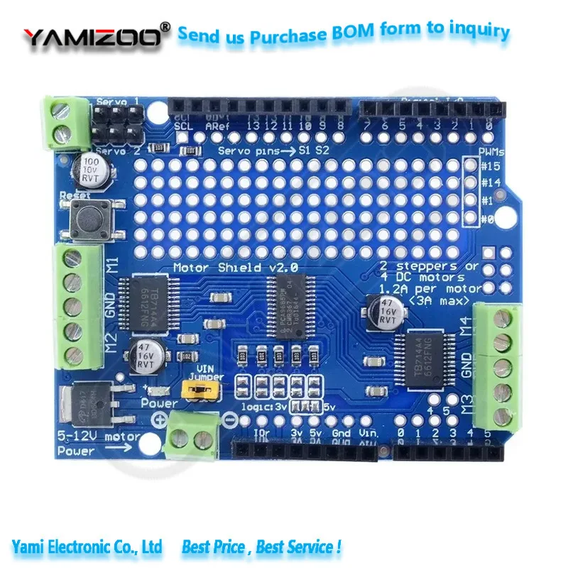 Iic i2c tb6612 mosfet schrittmotor pca9685 servo treibers child v2 für roboter pwm mega r3 – Detail 5