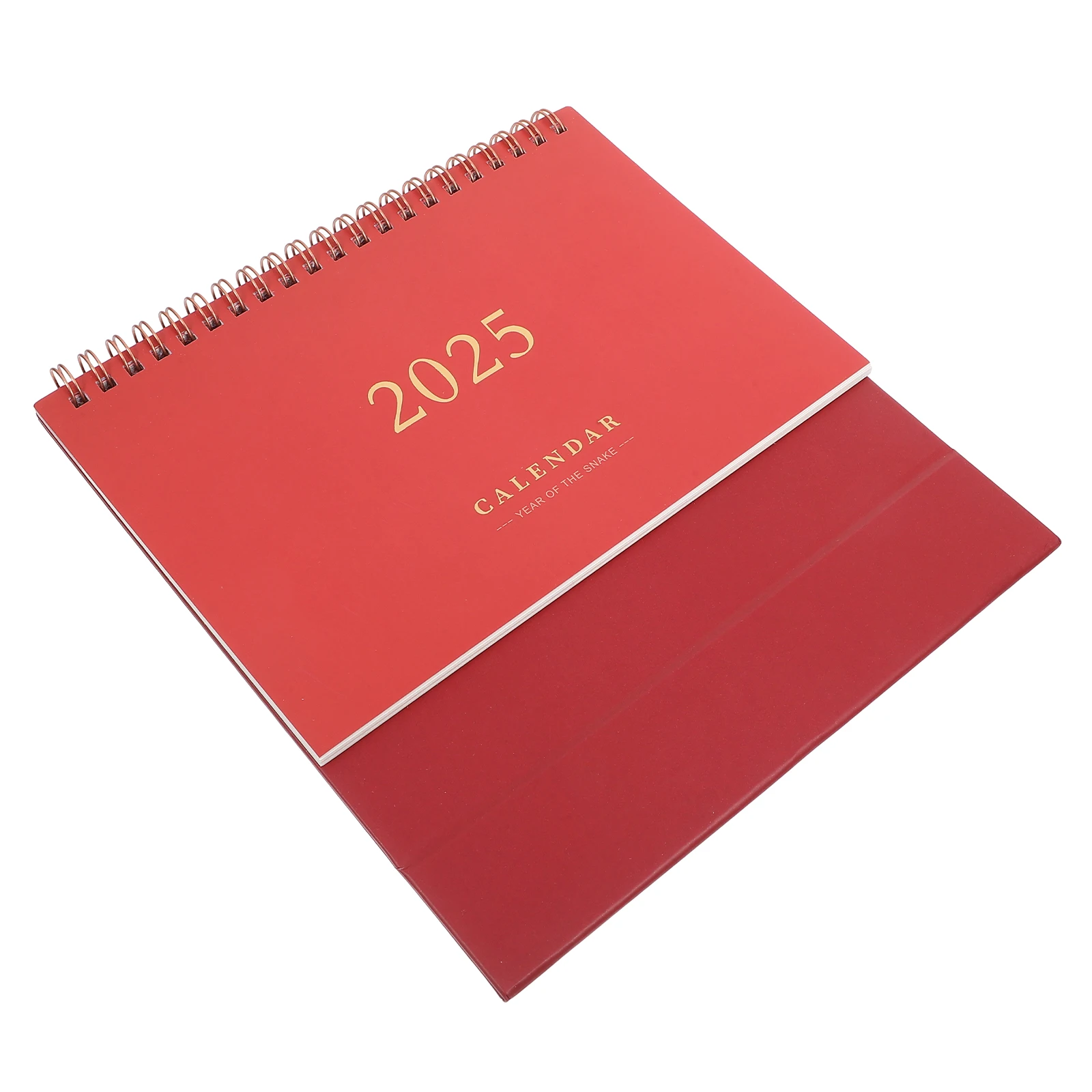 

2025 Foil Stamped Desk Calendar Minimalist Desktop Organizer Modern Standing Calendar Office Note Taking Calendar