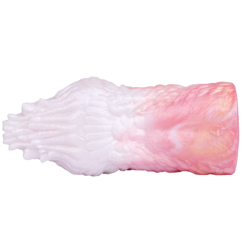 LUUK الخيال الوردي الريش امرأة الذكور الاستمناء الضارب القضيب تحفيز Onahole جيب كس ألعاب جنسية من السيلكون للرجل