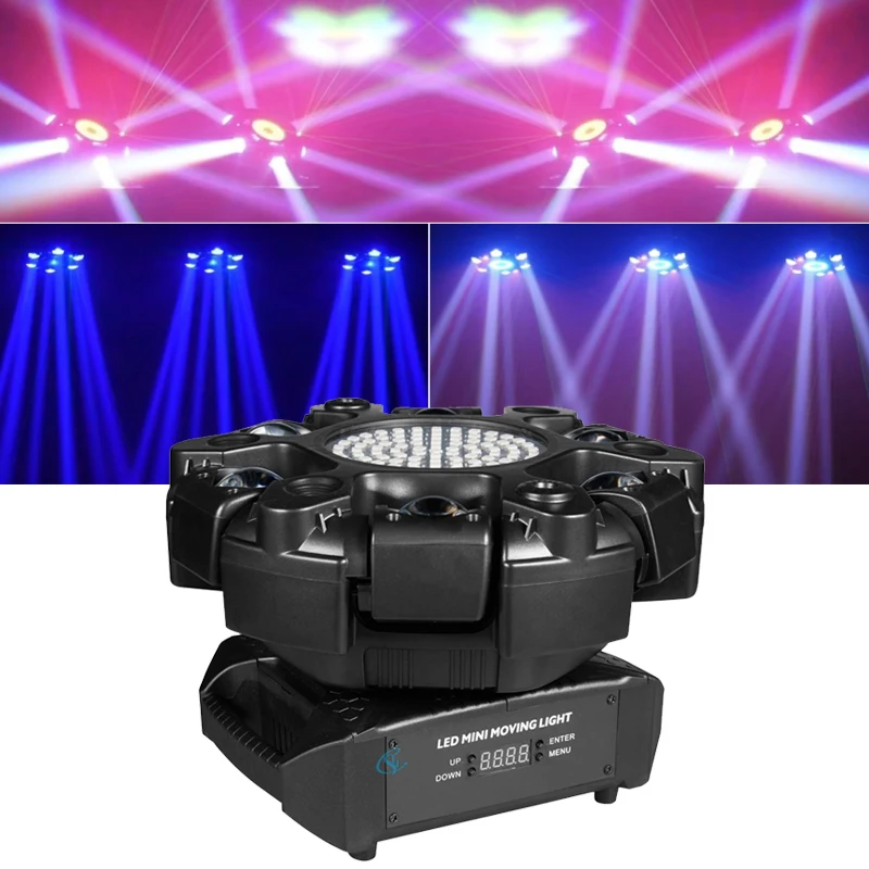 

Professional Stage DJ Moving Head Laser Strobe Lights DMX RGBW LED Beam 100W Disco Wedding Party Audience Lighting