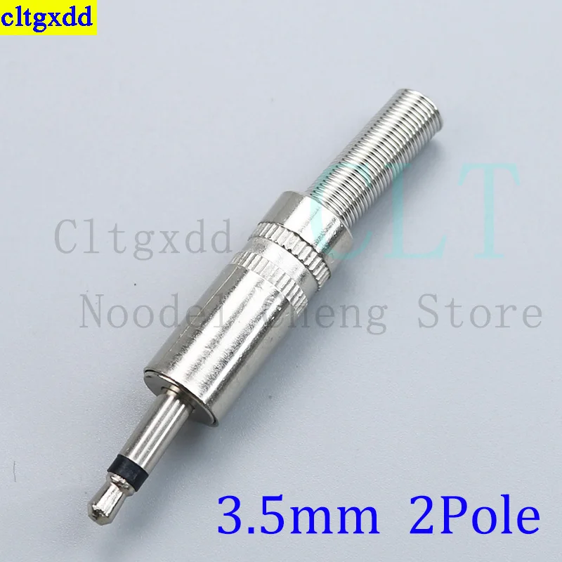 Cltgxdd 2/5/10piece metal repair 3.5mm male headphone plug mono stereo audio soldering cable connector 2/3/4 pole adapter