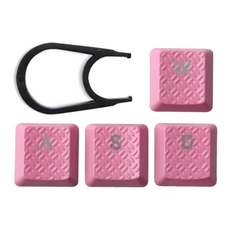 Durable Non-slip Texture Translucent Key 4Keys/Set WASD Backlit GL Keycaps OEM for Gamer