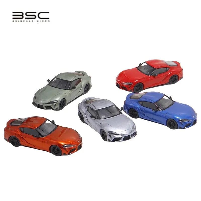 BSC 1:64 Toyota GR Supra A90 supercar alloy simulation static model, children's collection toys, Christmas gifts for children.