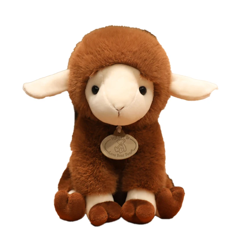 11/17/23cm Soft Sheep Plush Sitting Pose Bag Decro Cute Pendent Huggable Lovely Pillow Gifts For Friends