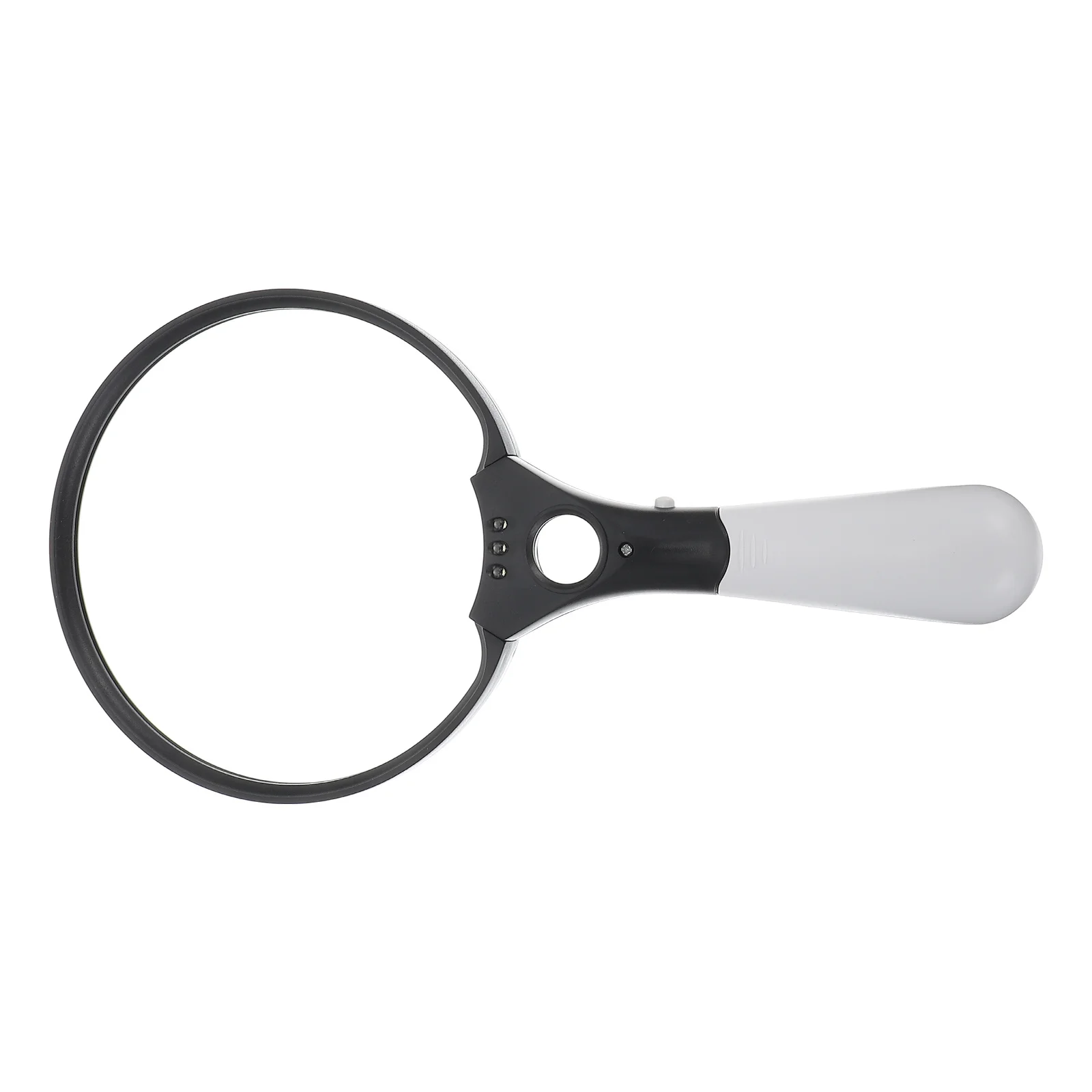

Handheld Magnifier with LED Light for Reading Jewelry Inspection Elderly Portable Magnifying Glass Tool