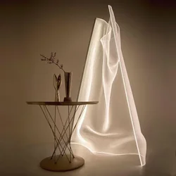 Minimalist Acrylic floo Lights Artistic LED Decorative Standing Light for Living Room Bedroom Nordic Designer floor Lamp