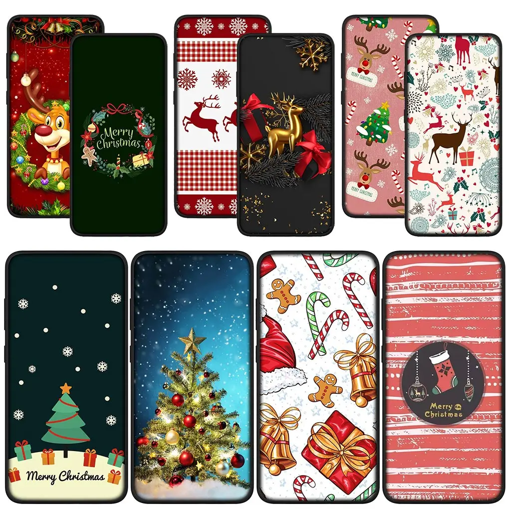 Etui na choinkę dla Xiaomi Poco C50 C55 C51 C65 X6 X3 NFC GT X4 M4 M5 C40 F3 F6 F5 Pro 5G miękkie etui