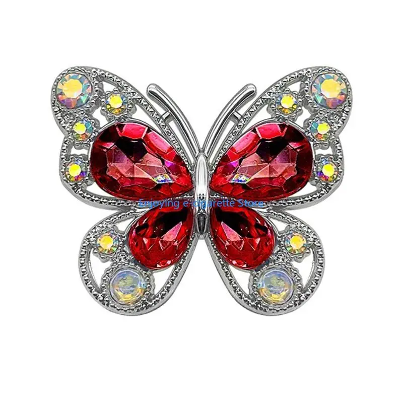 2PCS glitzernde Schmetterlings-Kopfhörerdekorationen aus Legierung für stilvolle Personalisierung, modischen Charme Y4QF – Detail 5