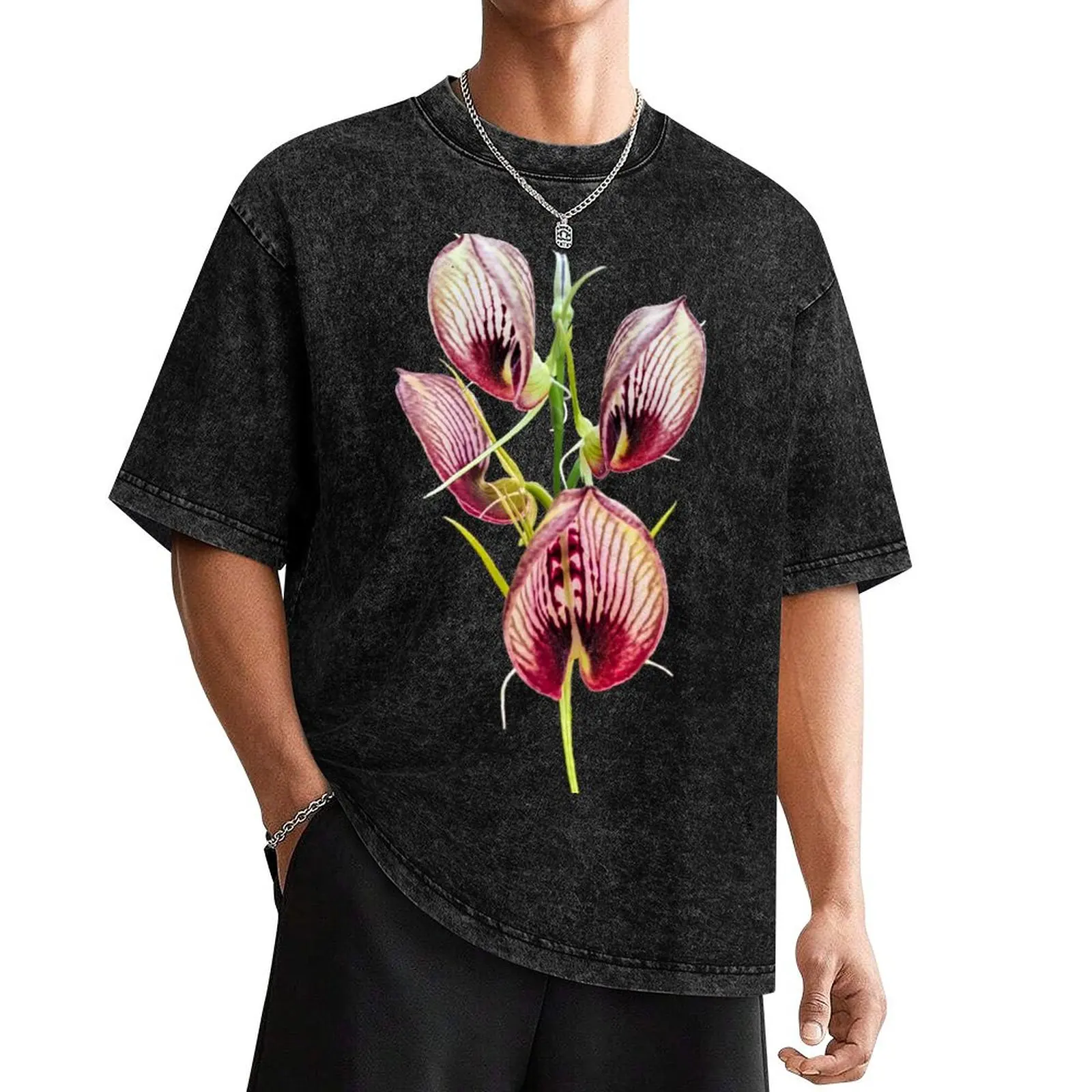 Bonnet Orchid T-Shirt oversized summer top vintage t shirts quick drying mens graphic t-shirts pack