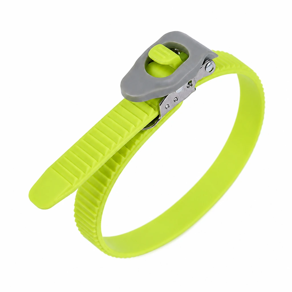 NEW Heavy-Duty Grip Lock Strap Multipurpos Ratchet Straps Adjustable Metal Ratchet Buckle For Reusable Secure Anything Tool