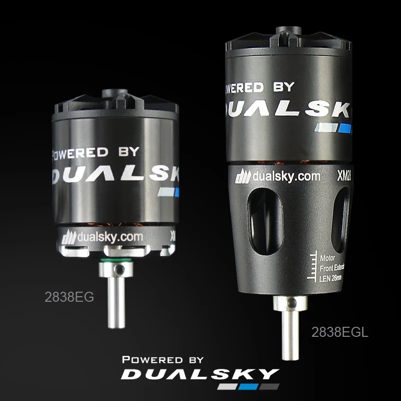 DUALSKY XM2838EG EG Bezszczotkowy silnik Outrunner 860KV 1100KV 1350KV 1800KV do szyb EP