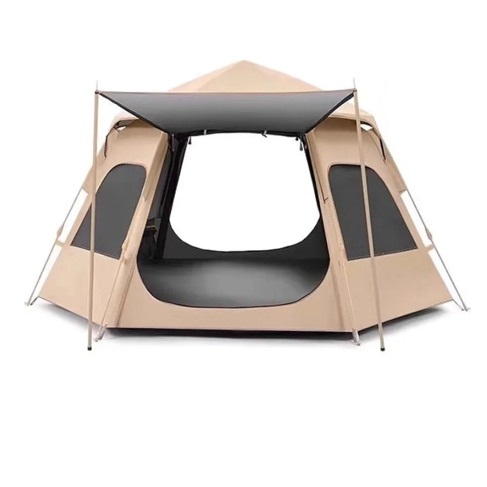 

Outdoor Portable Folding Camping Equipment Full Set of Canopy Integrated Camping Overnight Rainproof Thickened