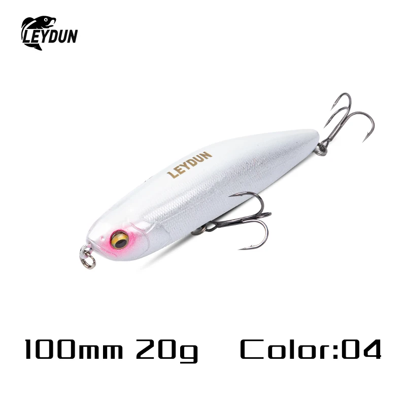 LEYDUN Z-Claw Angelköder, schwimmender Bleistift, 86 mm, 100 mm, 120 mm, Topwater, harte Köder, Oberfläche, Stickbait, gute Aktion, Bass-Wobbler