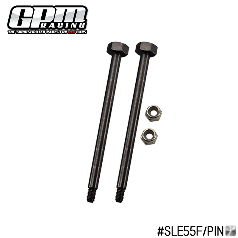 GPM Medium Carbon Steel Front/Rear Suspension Outer Pins For TRAXXAS 1/8 4Wd Sledge