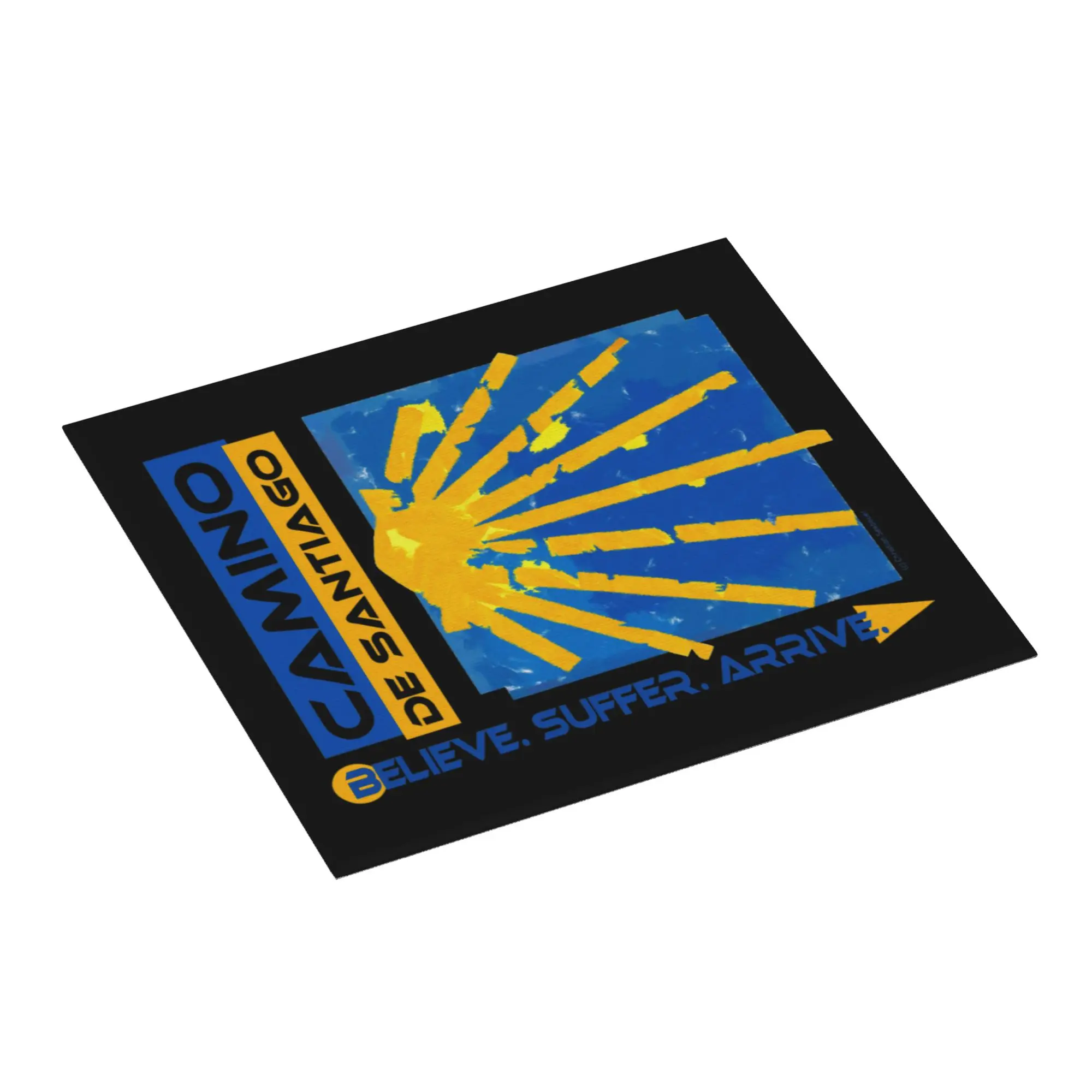Buen Camino De Santiago Non Slip Kitchen Counter Protector Mat Barware Tableware Reusable Compostela Peregrino  Mat For Kitchen