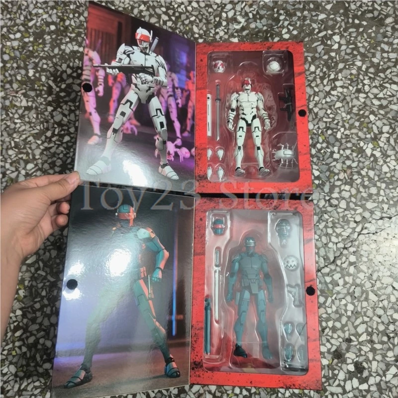 ของเล่นสะสมแอ็คชั่นฟิกเกอร์หุ่นยนต์ลาดตระเวนโรนินสุดท้ายจาก NECA ของแท้ อนิเมะ TMNT ตุ๊กตาโมเดล ของขวัญวันเกิด