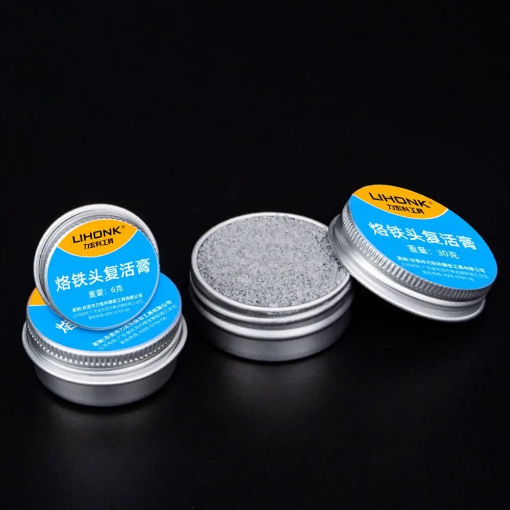 Non-stick Tin Refresher Tip Tinner Lead Free 6/16/30g Iron Tip Revival Cream Soldering Iron Head Refresher Paste