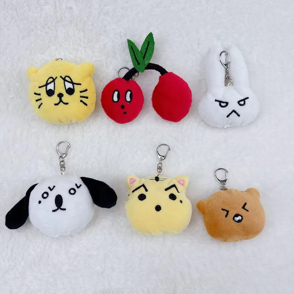 Kpop Idol JUNGWOO DOYOUNG JOHNNY Bag Charm Keychains Plush Doll  Keyring