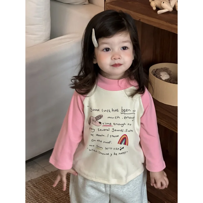 

New Arrival Children Clothing2025Autumn and Winter Baby Clothes Jacket Girls Sweatshirt Sweatpants Set