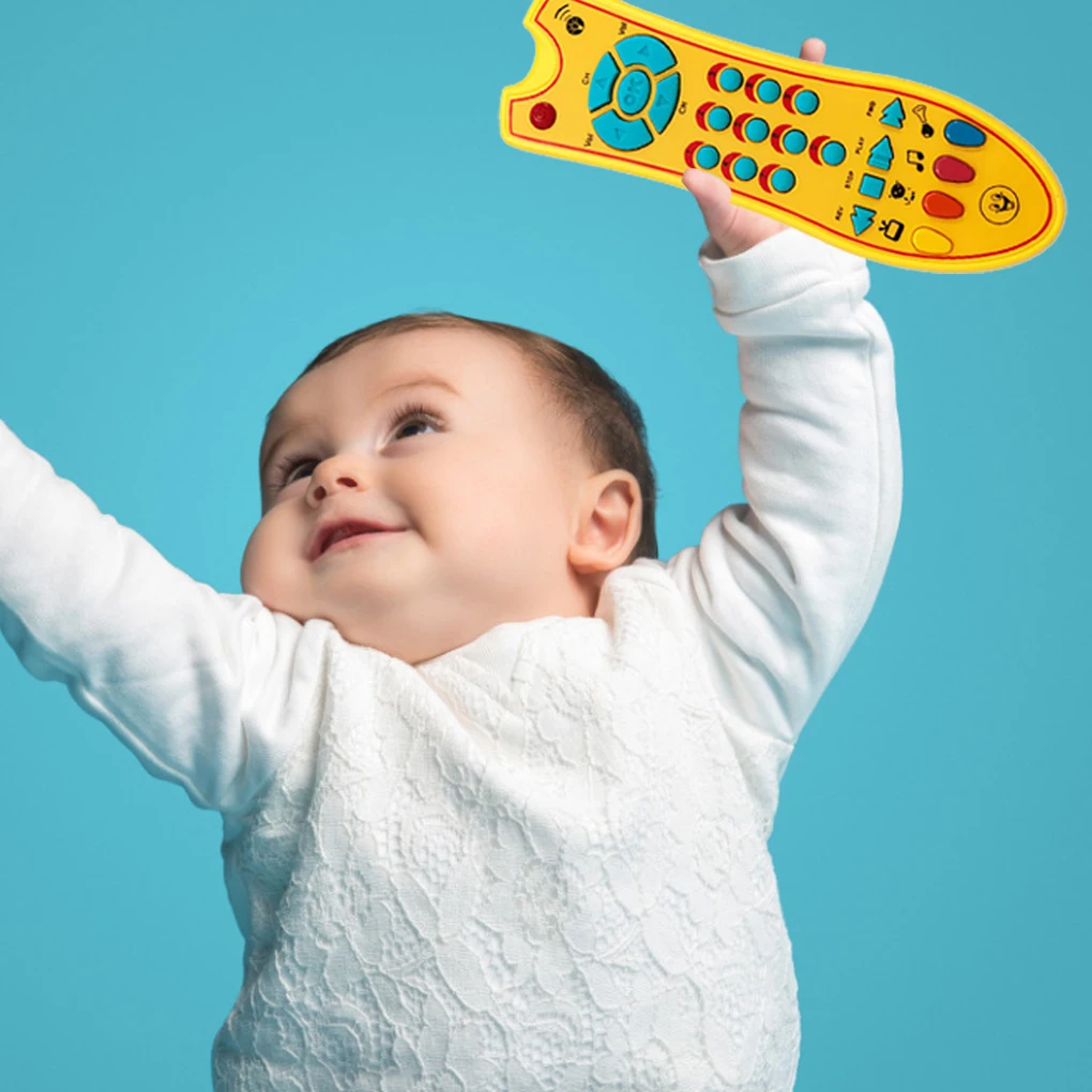 아기용 텔레비전 리모컨 장난감 다채로운 초기 교육용 전기 침실 컨트롤러 장난감 색상
